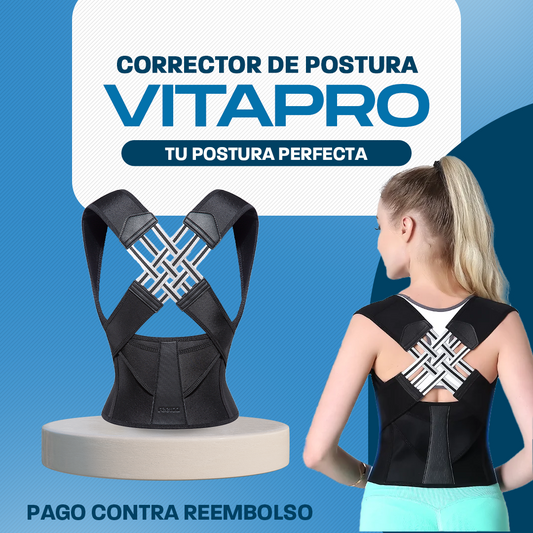 VitaPro Corrector de Postura - MEJORA TU POSTURA EN SEGUNDOS 😲50% DE DESCUENTO😲😲