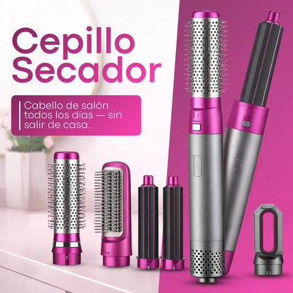 Cepillo Secador 5 en 1 - TU MEJOR ALIADO PARA LUCIR UN CABELLO RADIANTE 😱50% DE DESCUENTO😱