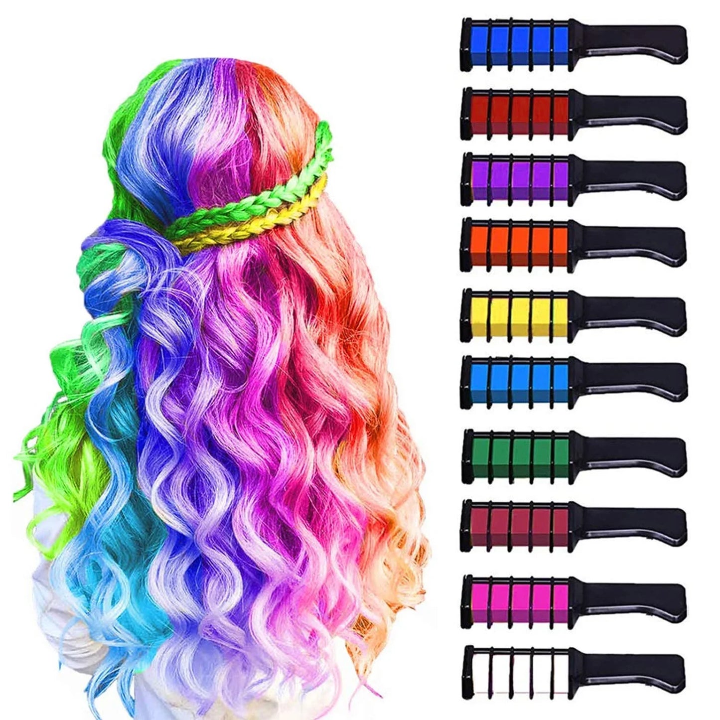 Tiza Colorante para el Cabello - LA TENDENCIA EN LOOKS EN ESTA TEMPORADA 😱Lleva 2 y Paga 1😱