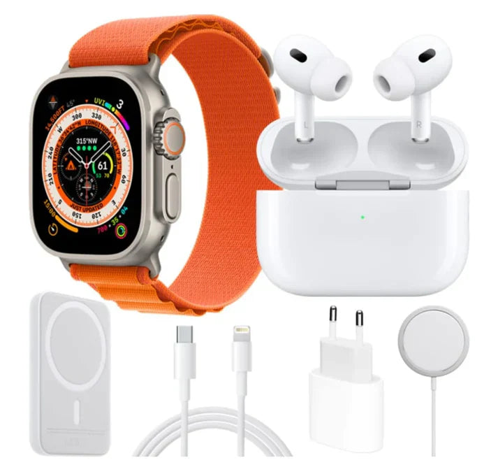 COMBO X8 UNIQUE® - Smartwatch X8 + Audífonos + Cargador Portátil 😲OFERTA EXCLUSIVA😲