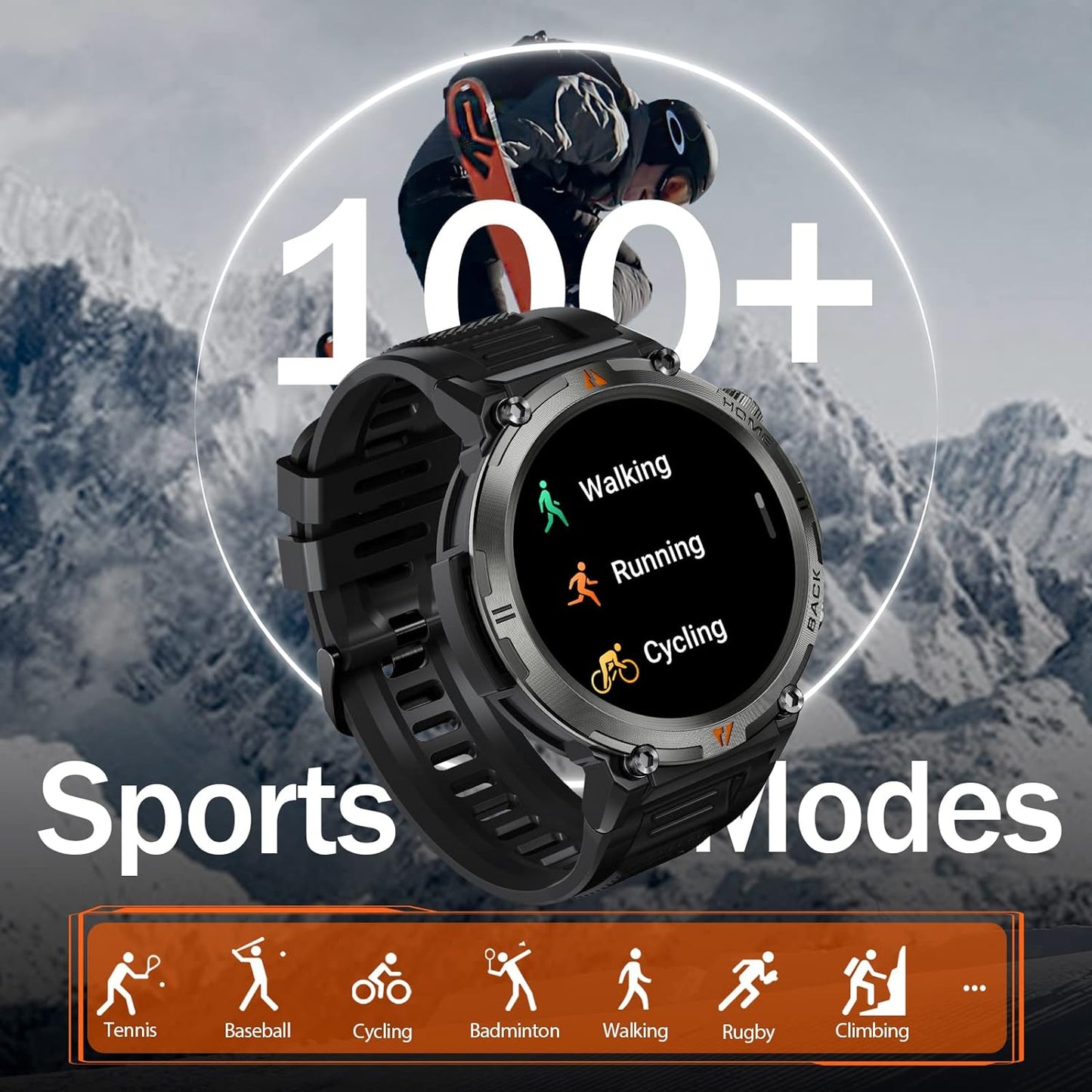 EIGIIS™ -  Reloj Inteligente Militar con Linterna LED⌚ 50% DE DESCUENTO😱