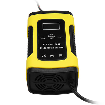 Cargador Inteligente de Batería de Auto 12V - ¡Revitaliza tus Baterías!