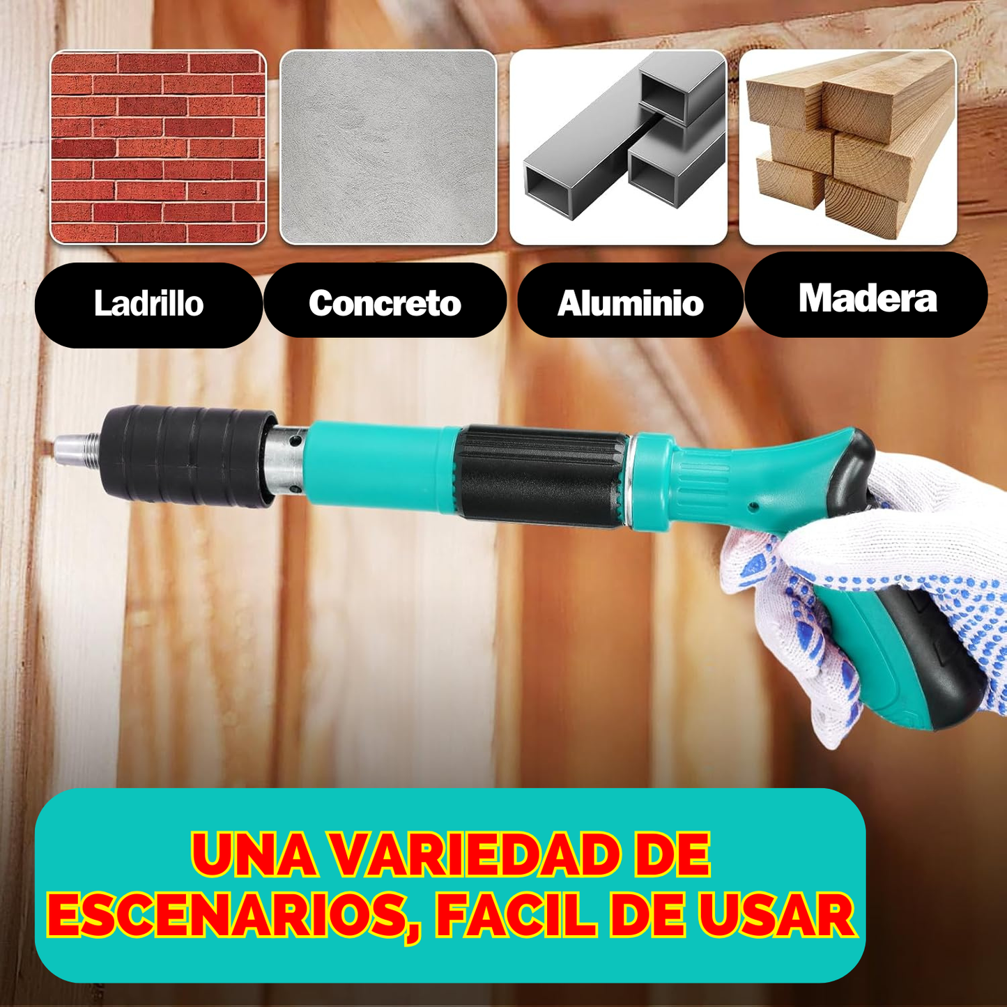 Rivet Master™ - Pistola de Clavos Profesional 😱50% DE DESCUENTO😱