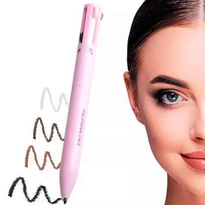 GlamLine™ - DELINEADOR 4 EN 1 (Cejas, Labios, Ojos e Iluminador) Lleva 2 y Paga 1 😱